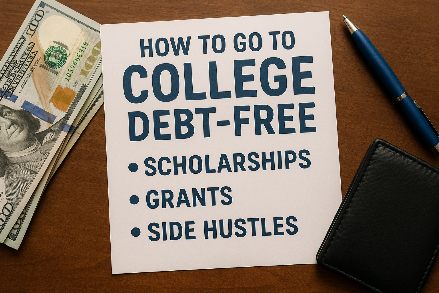 How to Attend College Debt-Free | Side Jobs, Grants, and Scholarships